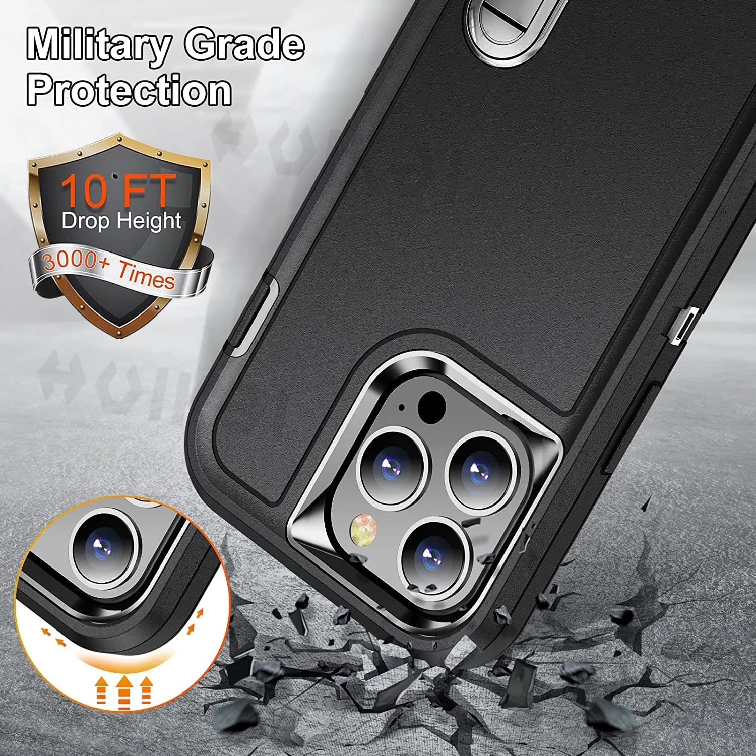 Coque Antichoc MagSafe Dégradé Avec Béquille Pour IPhone 12 à 17 Pro Max