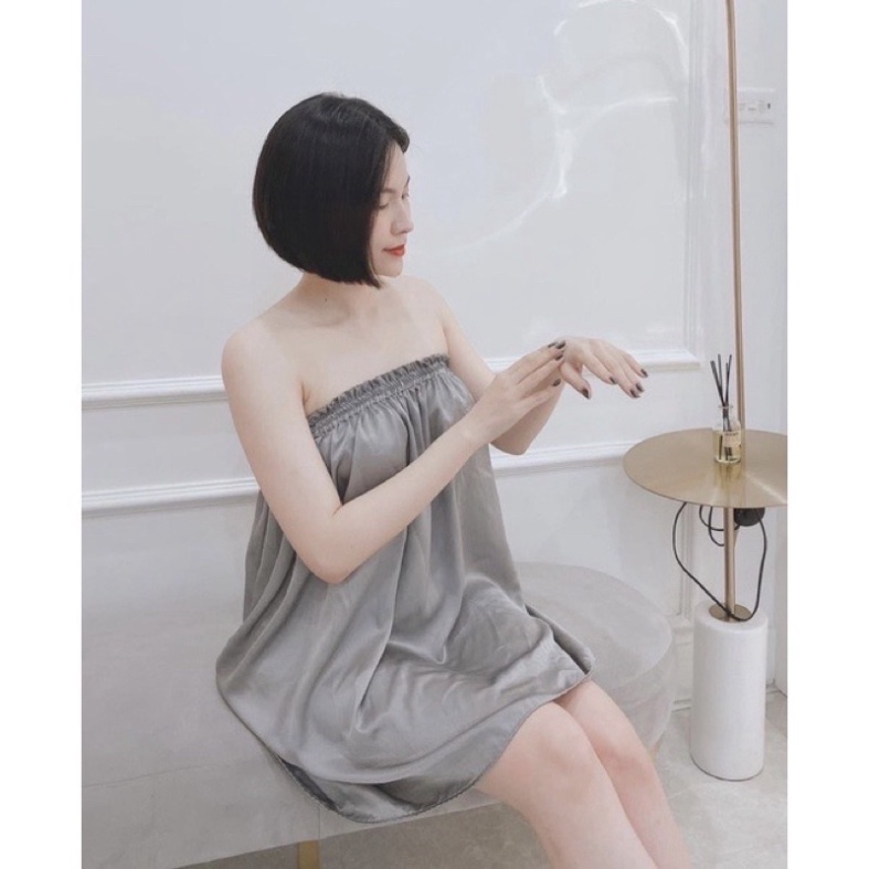Váy quây spa chất lụa đẹp