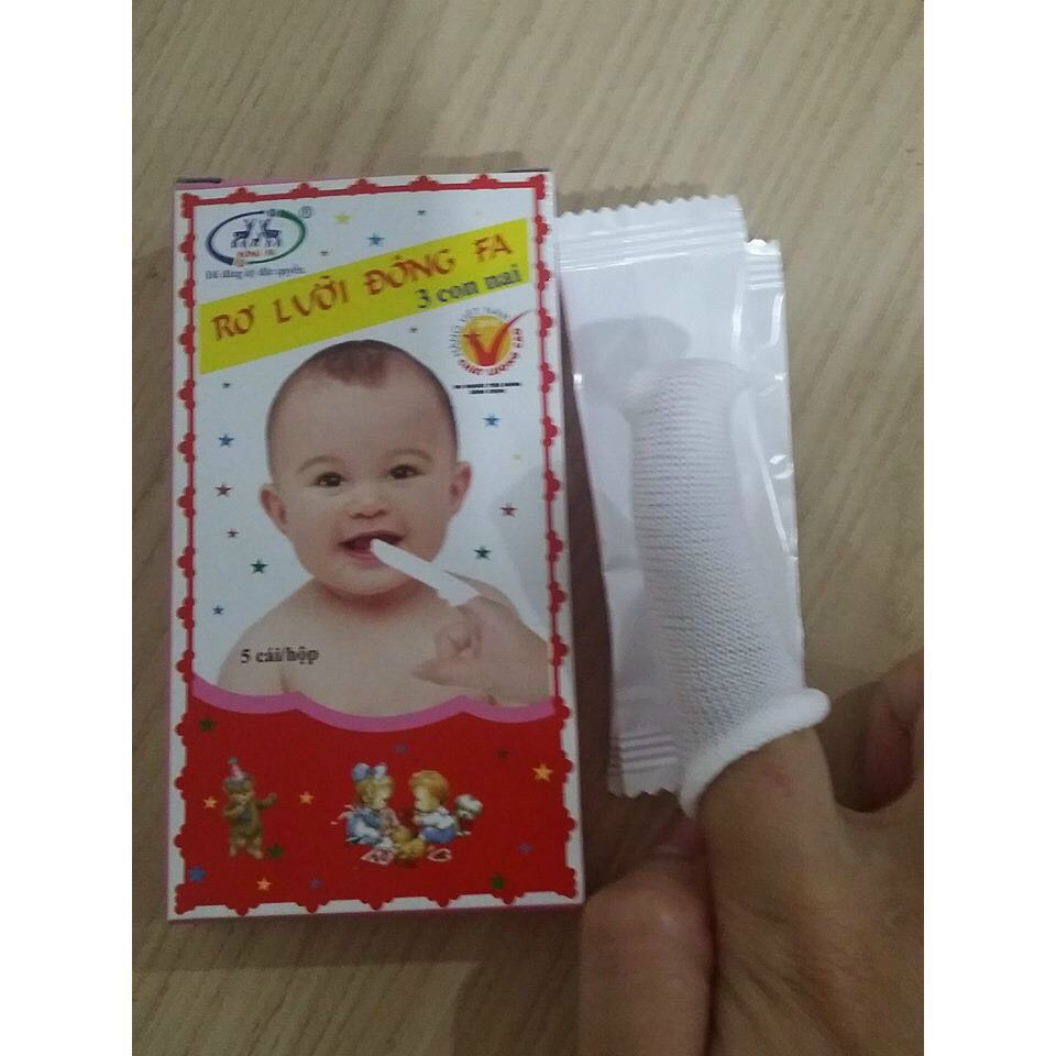 Rơ lưỡi đông pha- vệ sinh răng miệng cho bé sơ sinh ( 1 bịch 50 chiếc )
