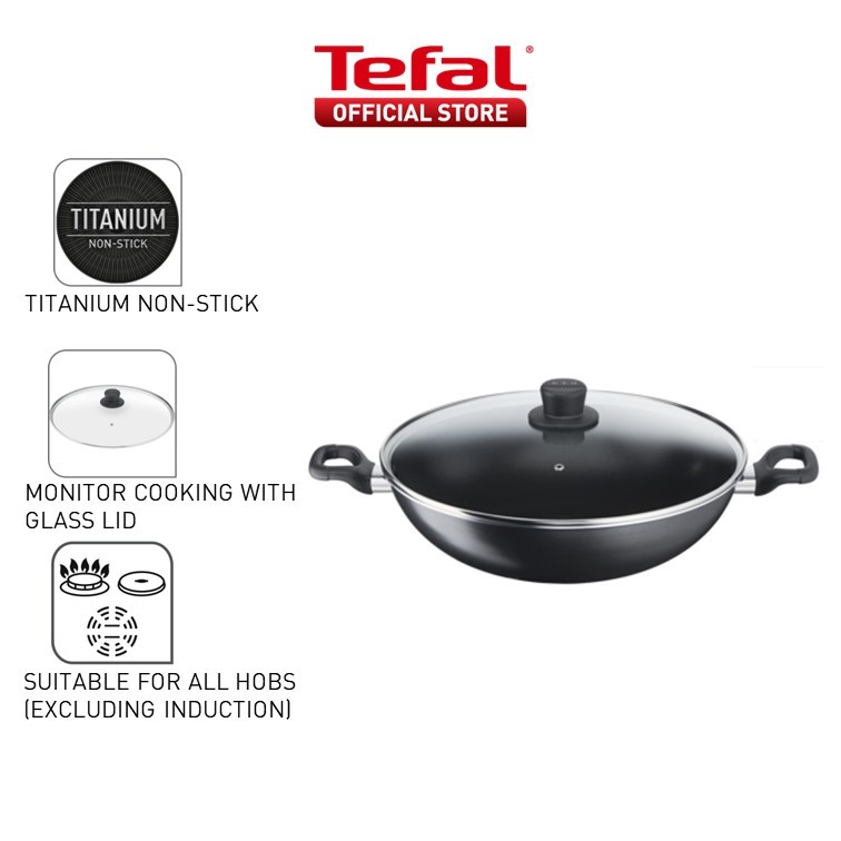 Tefal Unlimited Induction Non-Stick Wok 36cm
