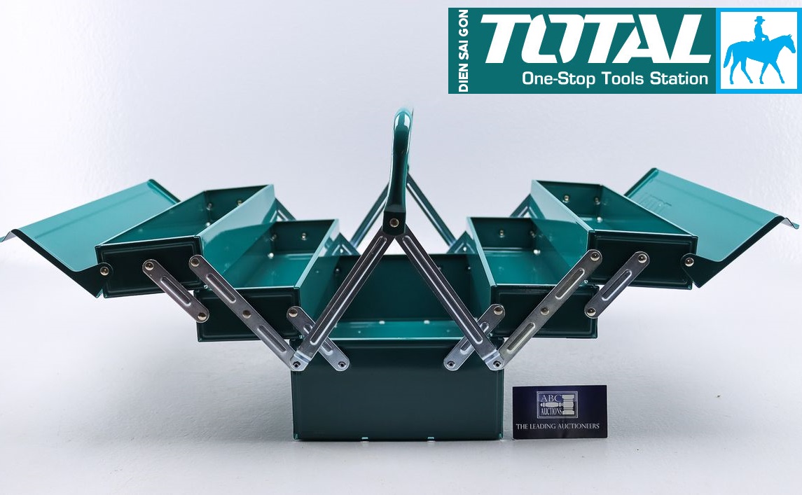 THÙNG ĐỒ NGHỀ THÉP Hộp đồ nghề 3 TẦNG 16 inch Total THT10702