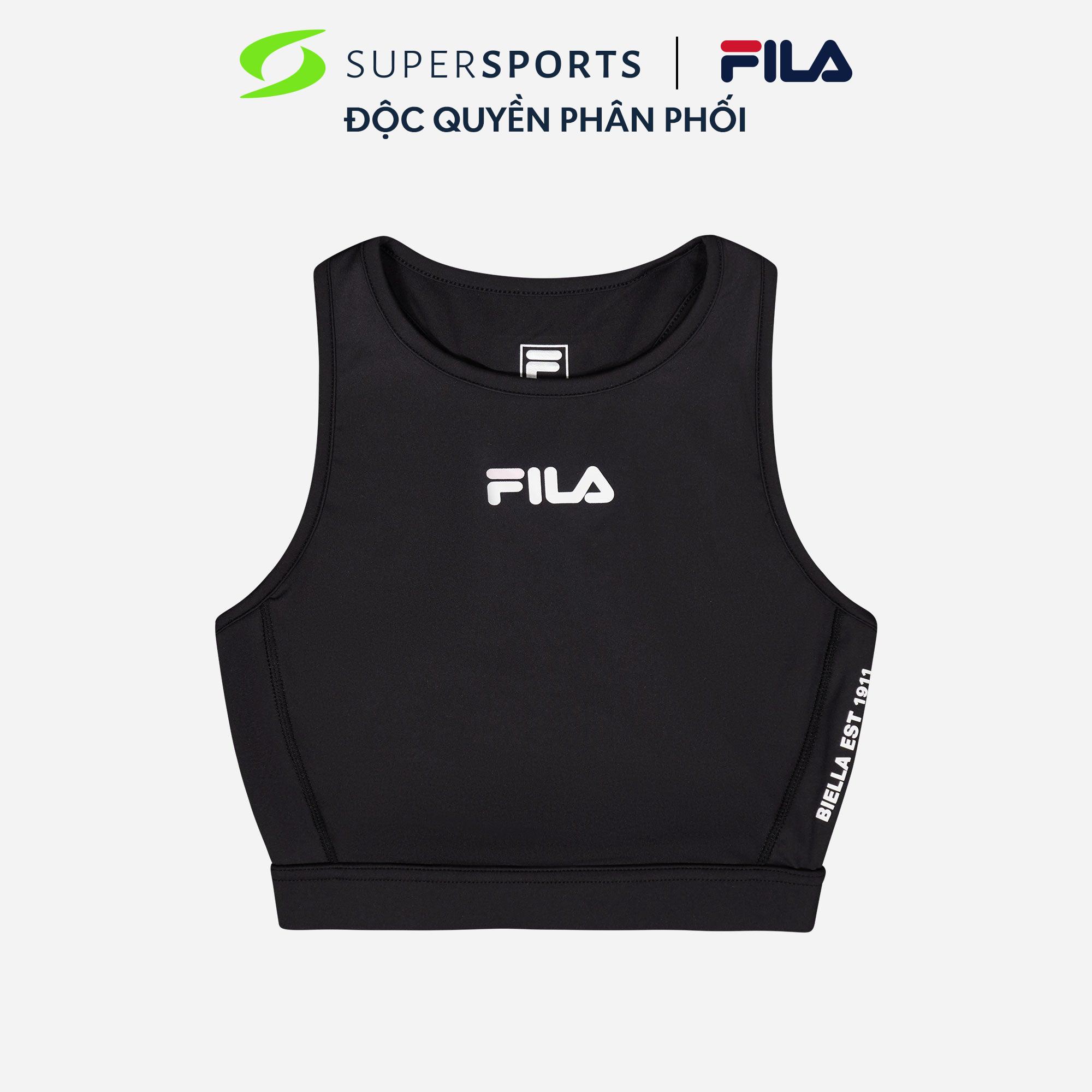 FILA Áo thun ba lỗ thời trang nữ FW2VTF1025F-BLK