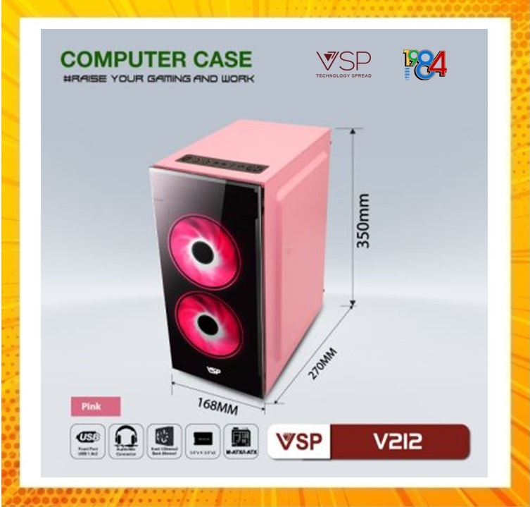 Case VSP Home and Gaming V212 (mATX) lk84