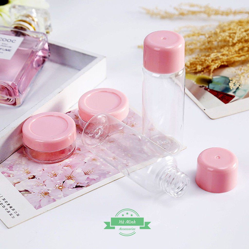 Bộ chiết mỹ phẩm 7 chi tiết mini Hàn Quốc