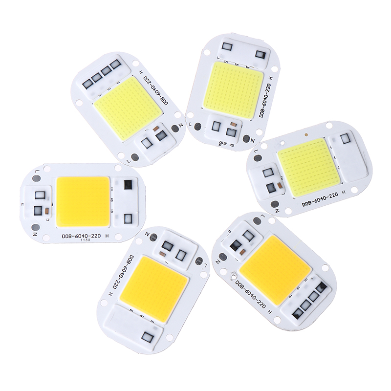 LED chip 20W 30W 50W AC 220V smart COB lamp beads LED lamp without ...