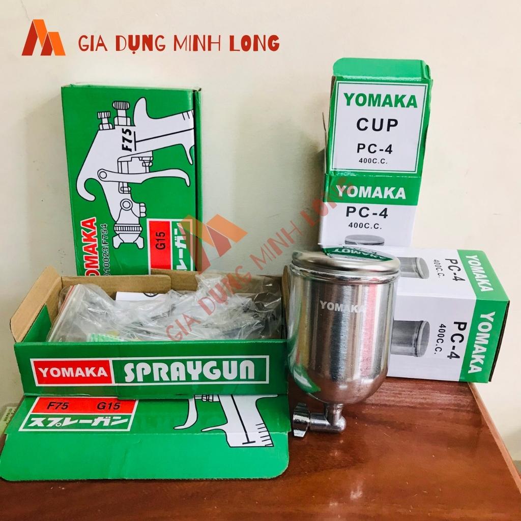 Súng phun sơn YOMAKA F75( bình 400cc) chính hãng