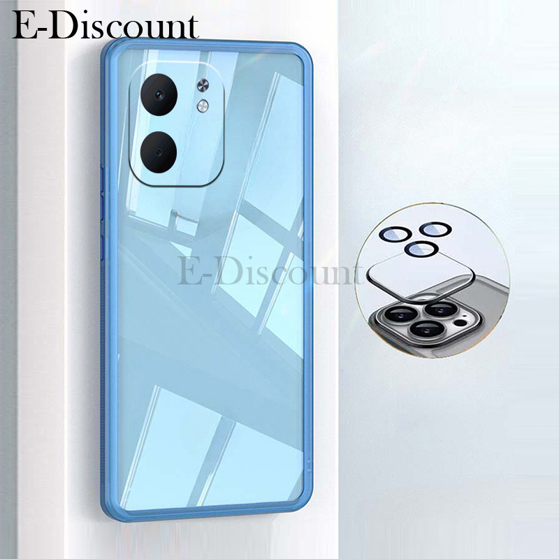 New Phone case OPPO A5X Back cover Camera Protection Semi Transparent Soft Silicone Shockproof with Lens Protector Films For OPPO A5X case