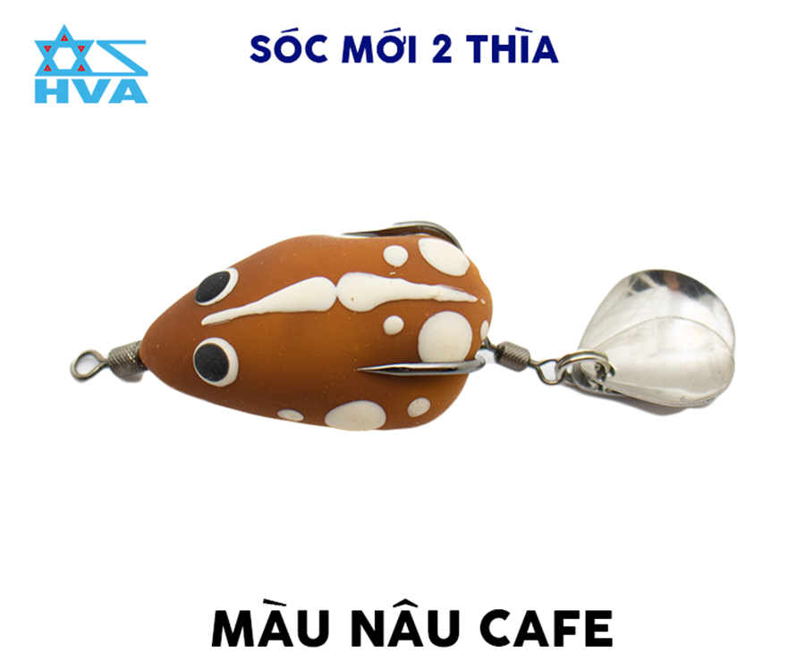 NHÁI HƠI SÓC MỚI 2 thìa NHÁI SĂN CÁ LÓC CHUYÊN SĂN HÀNG MINI VS HUGO CÂU LURE