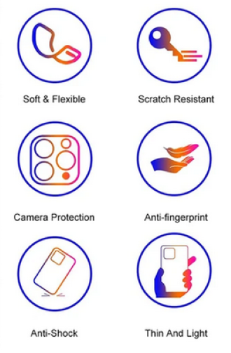 For Apple iPhone 16 Soft Case Clear Transparent Durable Protective Silicone Back Cover.