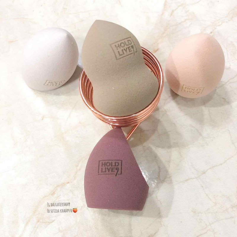 Set 5 món bông mút trang điểm Hold live cao cấp