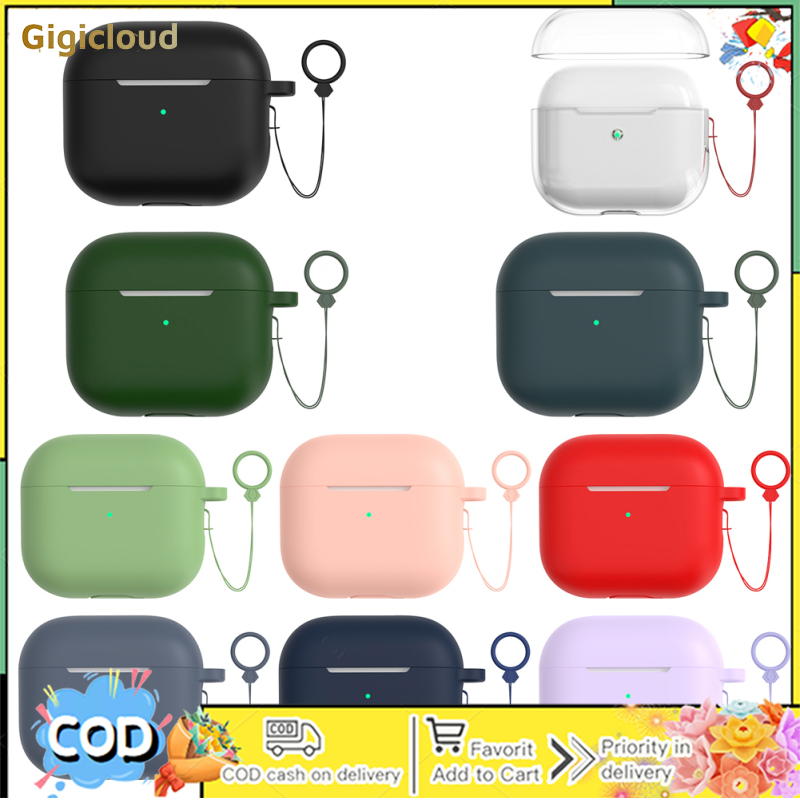 Silicone Cover Case Compatible For Airpods Pro 2 Bluetooth-compatible Headset (with Lanyard Carabiner)