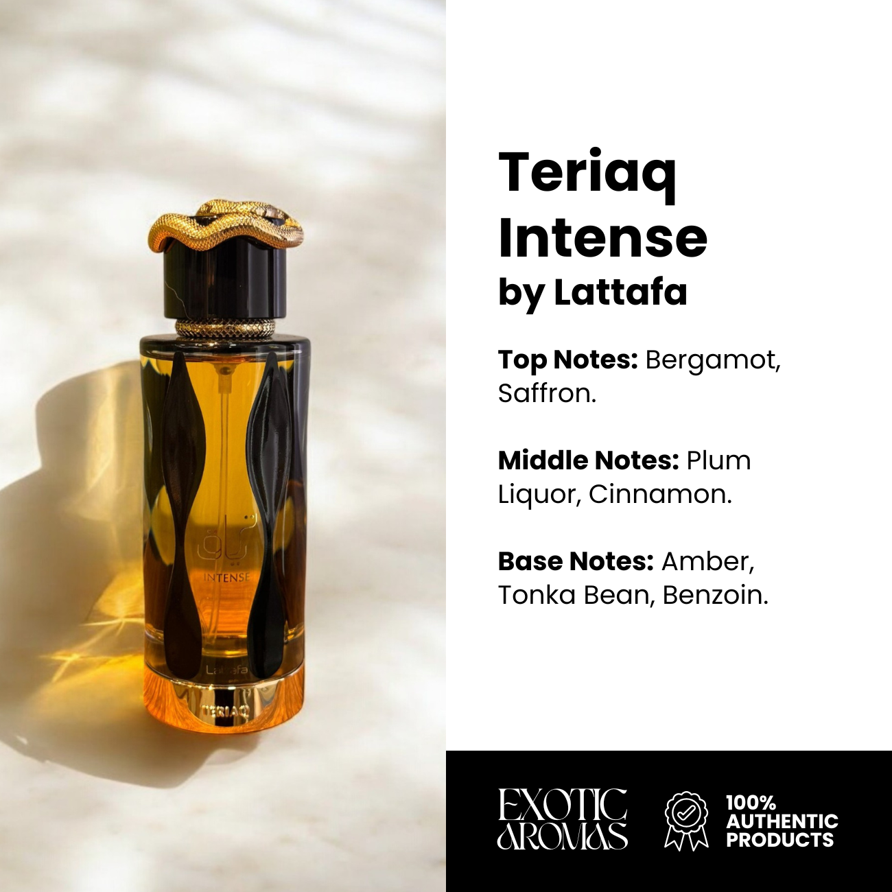 Teriaq/Teriaq Intense EDP 100ML by Lattafa x Quentin Bisch