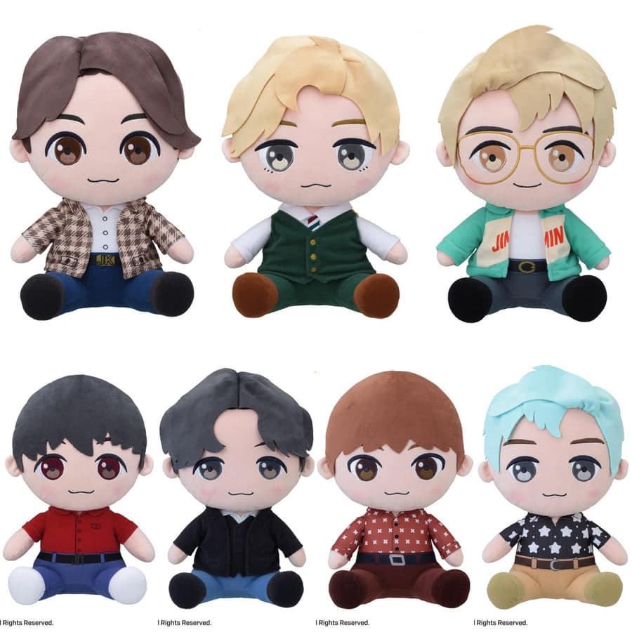 bts TinyTan　Dynamite　Butter　グクテテセット BTS TinyTan Dynamite & Butter Version Sitting Nuigurumi Plush