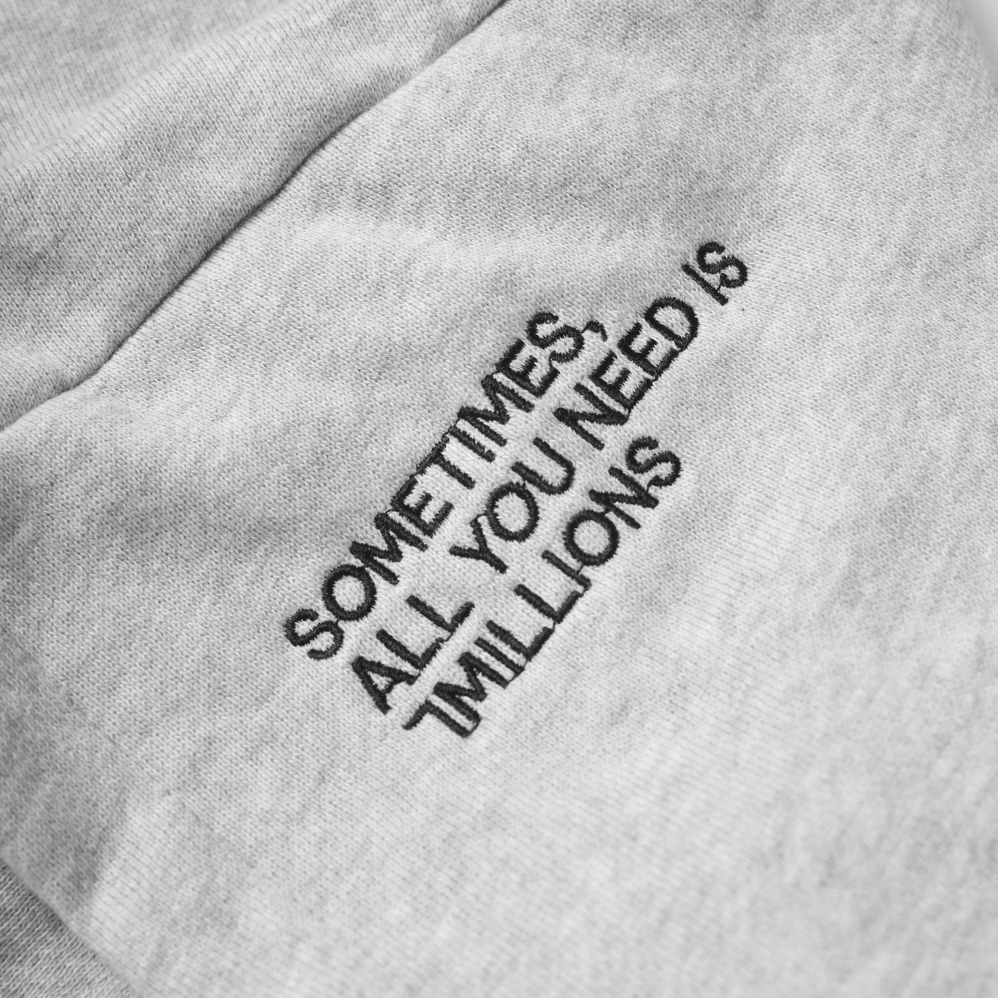 7MILLIONS áo khoác Hoodie Basic Formal / Màu xám