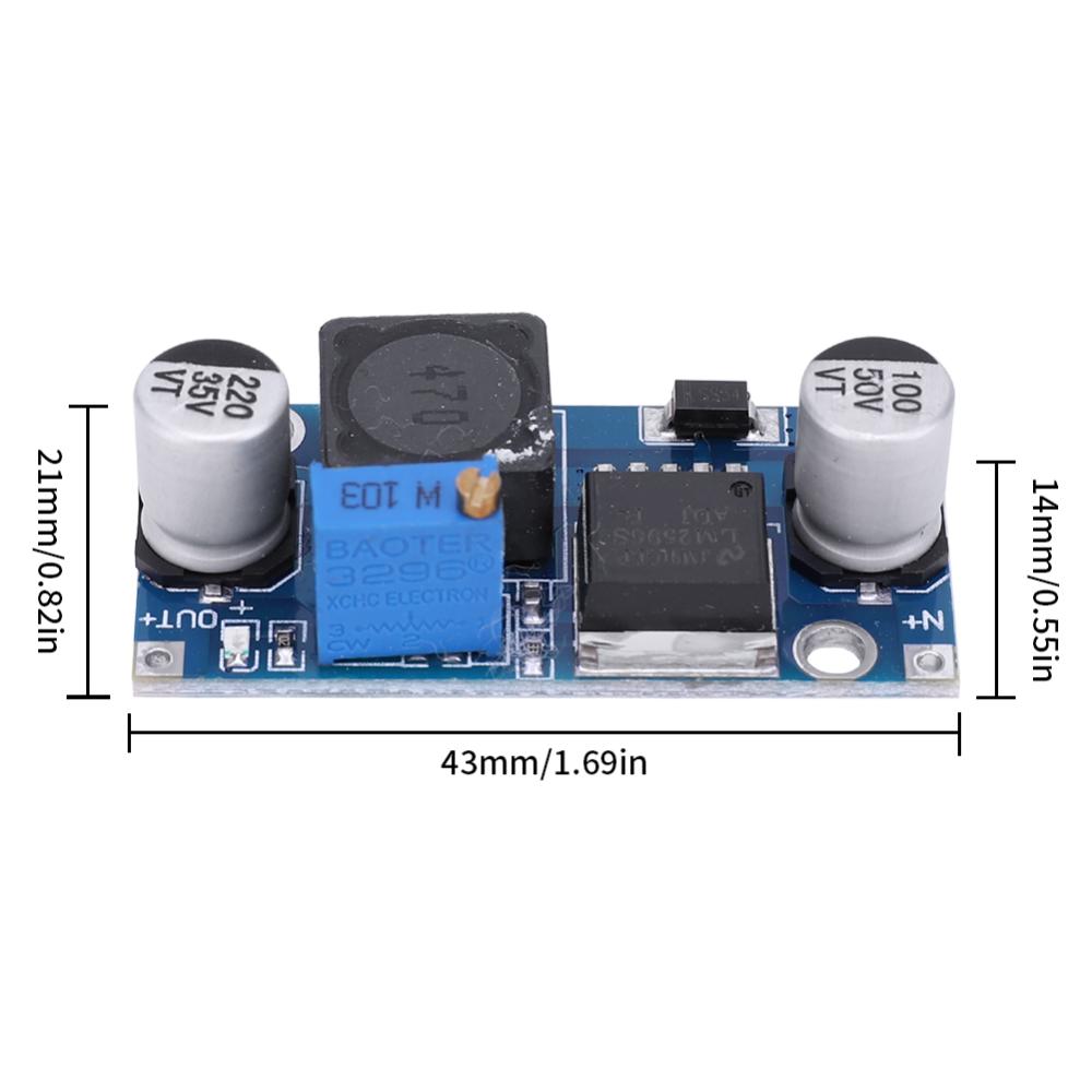 LM2596S Step-down Power Supply Module DC-DC Converter Step Down Module Power Supply 3A