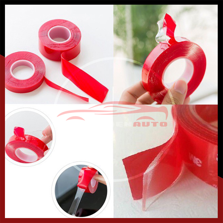 Keo Acrylic 2 Mặt Trong Suốt Siêu Dính (nhiều kích thước)