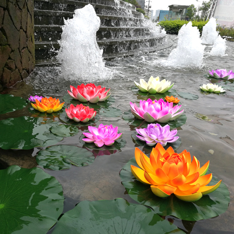 %E3%80%90iLoveyouso%20Store%E3%80%9110/18cm%20Artificial%20Lotus%20Water%20Lily%20Flower%20Pond%20Tank%20Plant%20Ornament%20Home%20Wedding%20Garden%20Pond%20Decoration%20Fake%20-%20Image%203