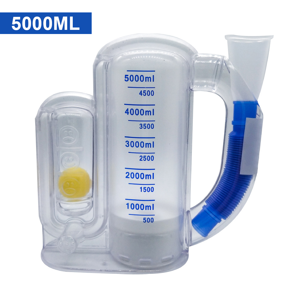 Incentive Spirometer 5000ml Deep Breathing Exerciser Lung Trainner