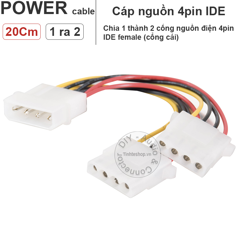 Molex IDE 4pin 1 in 3 out