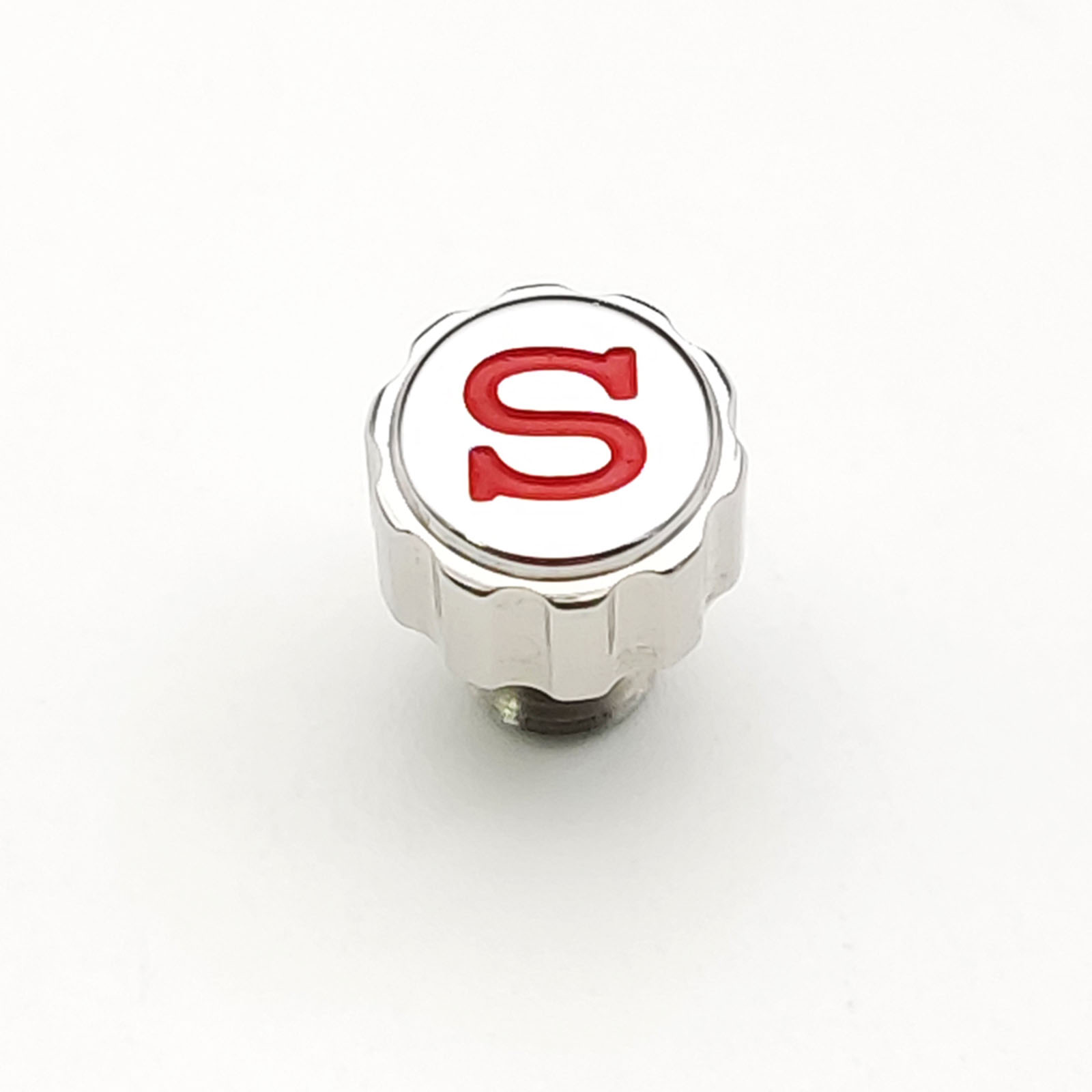 Stainless Steel Watch Crown with Watch Stem Watch Modification Accessories for NH35 NH36 4R35 Movement