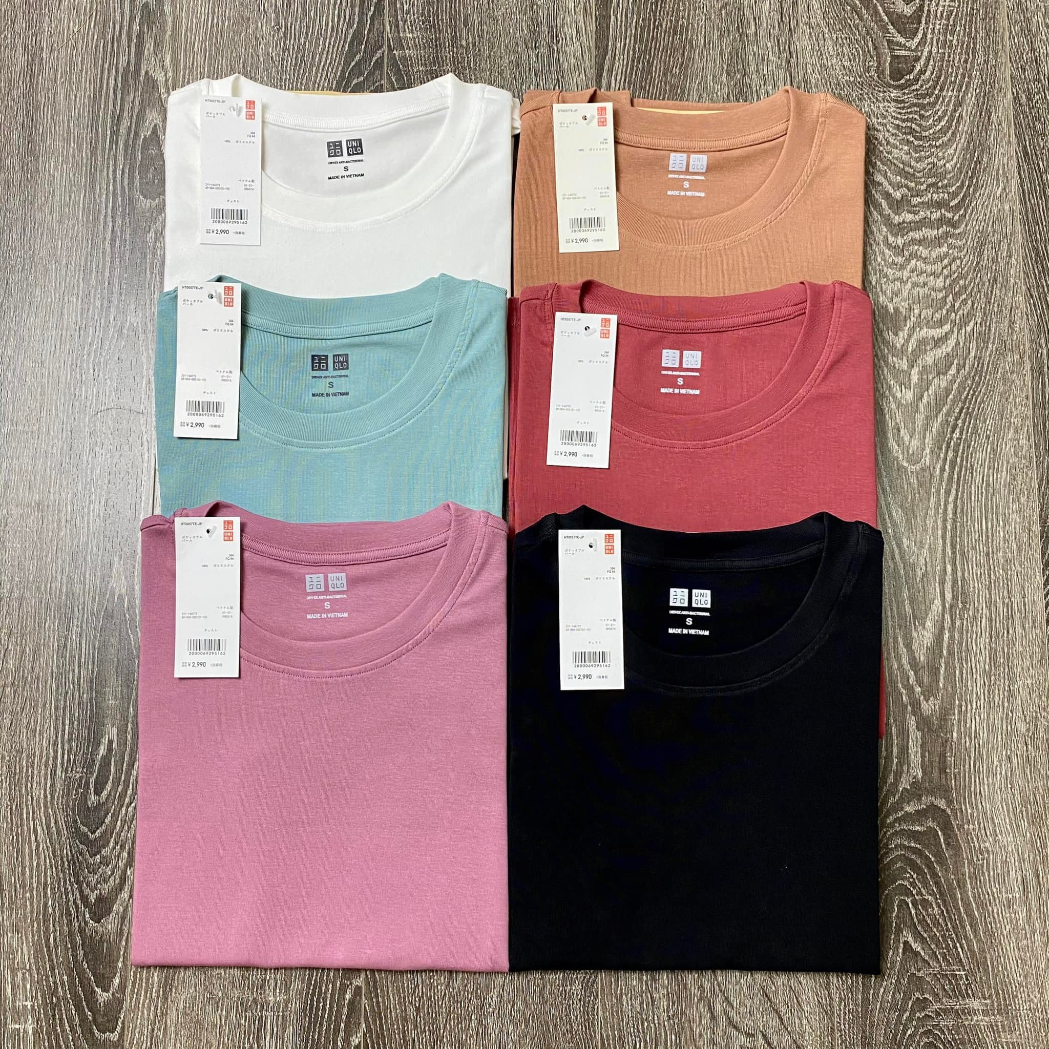 Áo phông Uni nữ cổ tròn chất cotton-