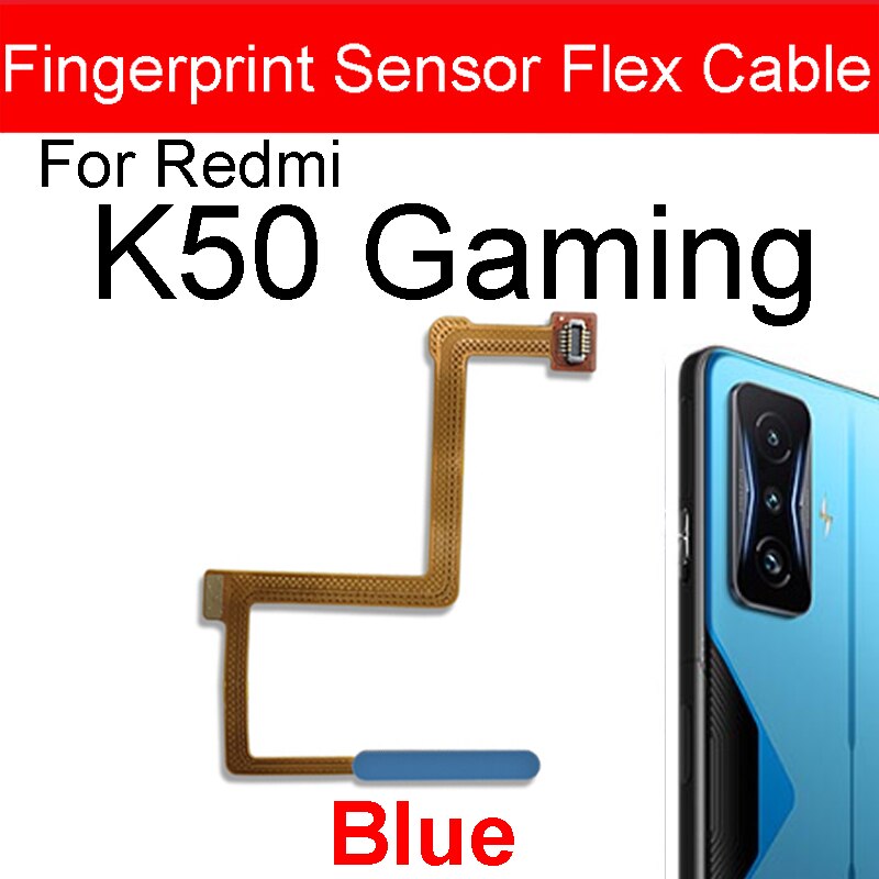 Fingerprint Sensor Flex For Suitable For Xiaomi Redmi K50 Pro K50 Gaming Power Button Home Fingerprint Sensor Reader Flex Rion