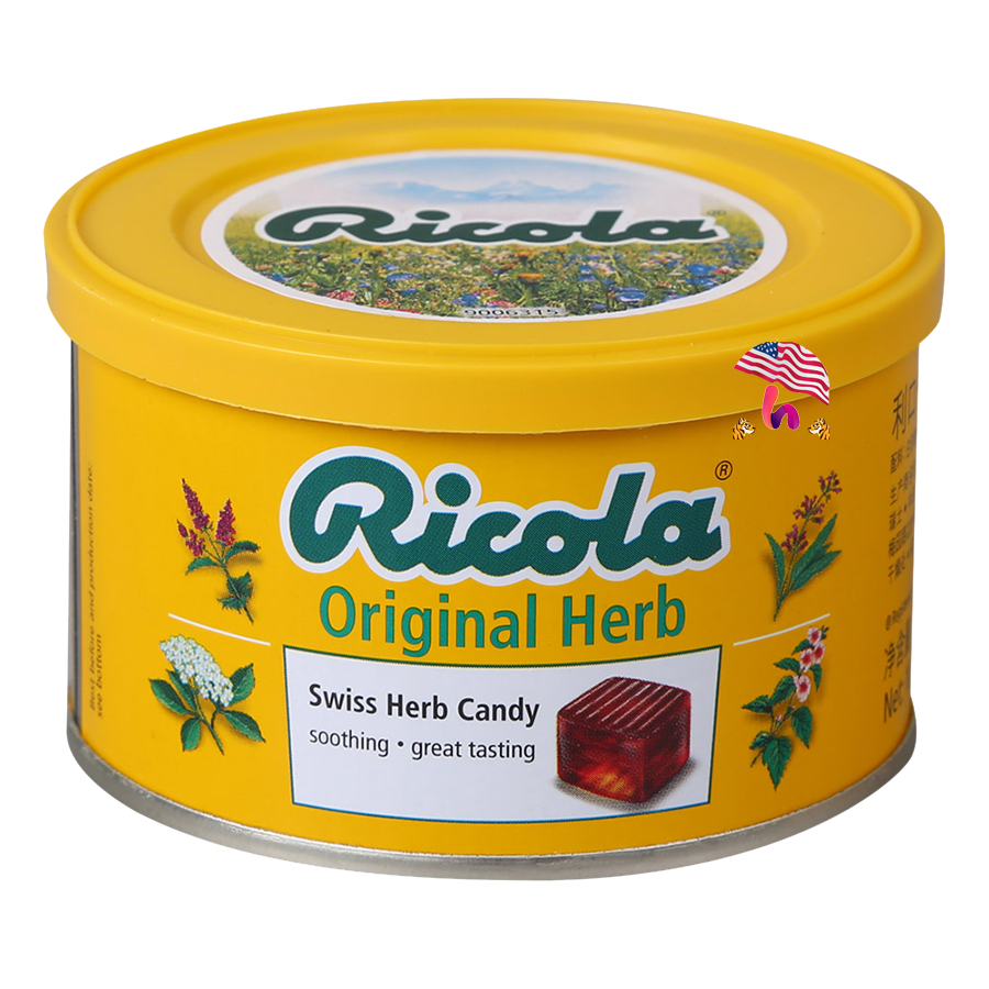 Kẹo Thảo Mộc Ricola Vị Thảo Mộc 100Gr