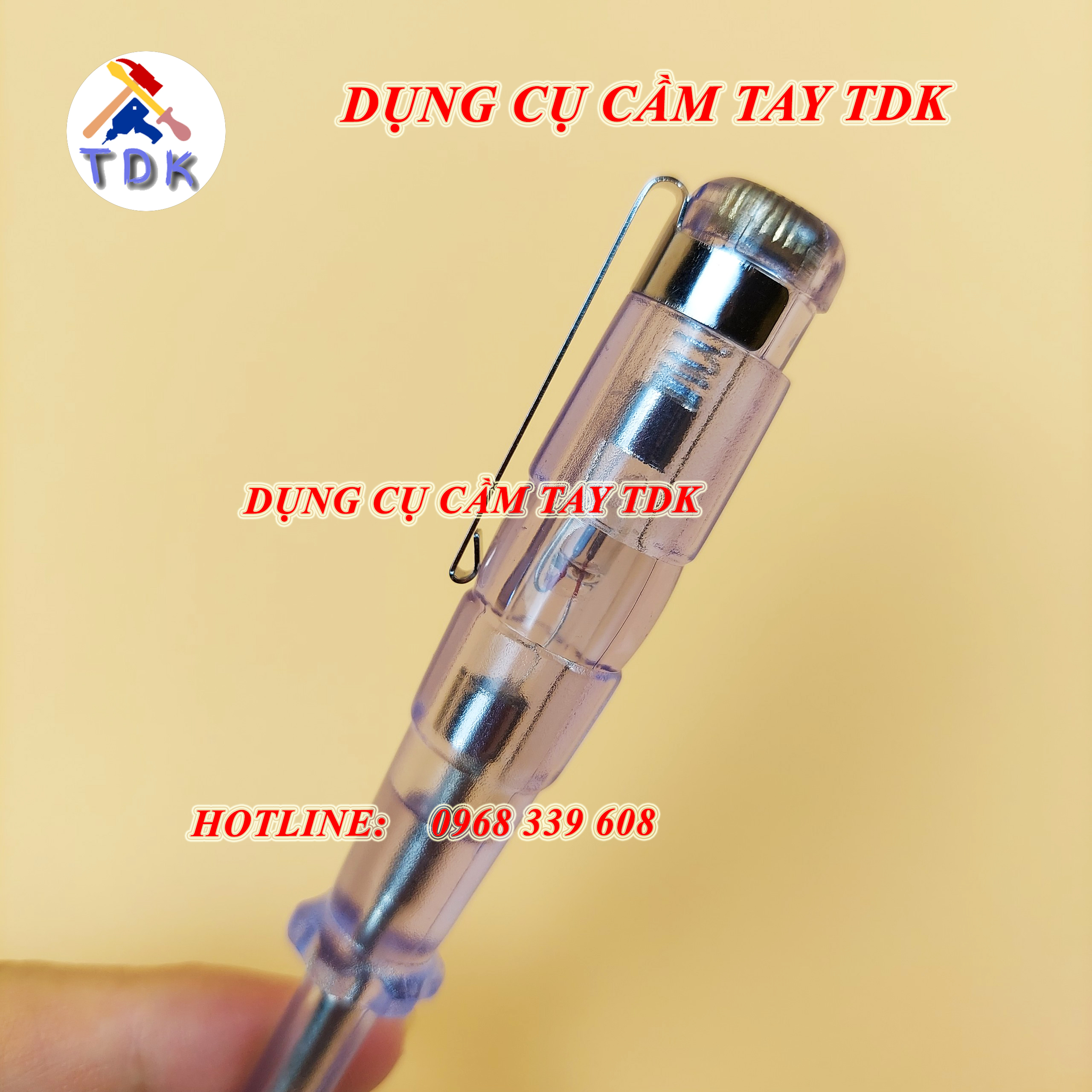 Bút thử điện AC100-500V 145mm L0036 CMART