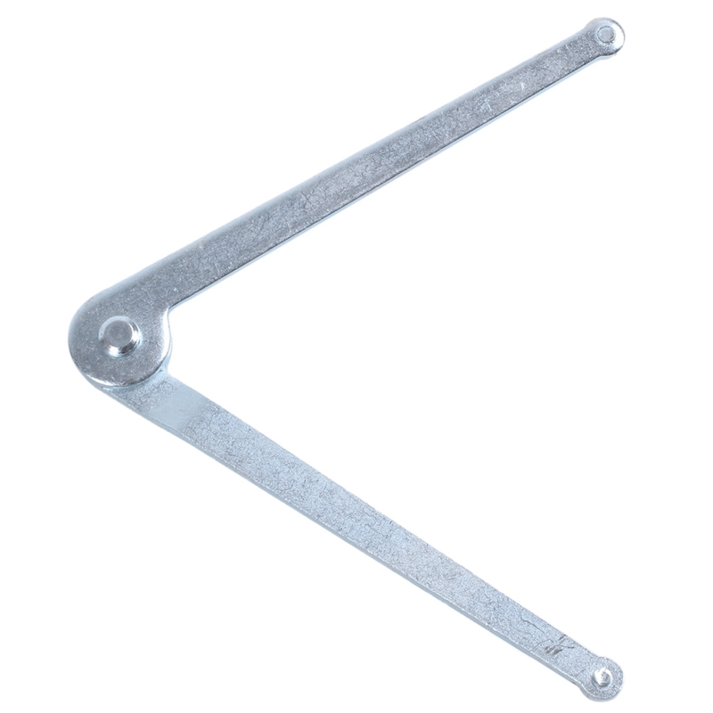 LIWEILY-2Pcs 4.3mm Dia Pin Adjustable 11mm - 320mm Wrench Spanner for Angle Grinder