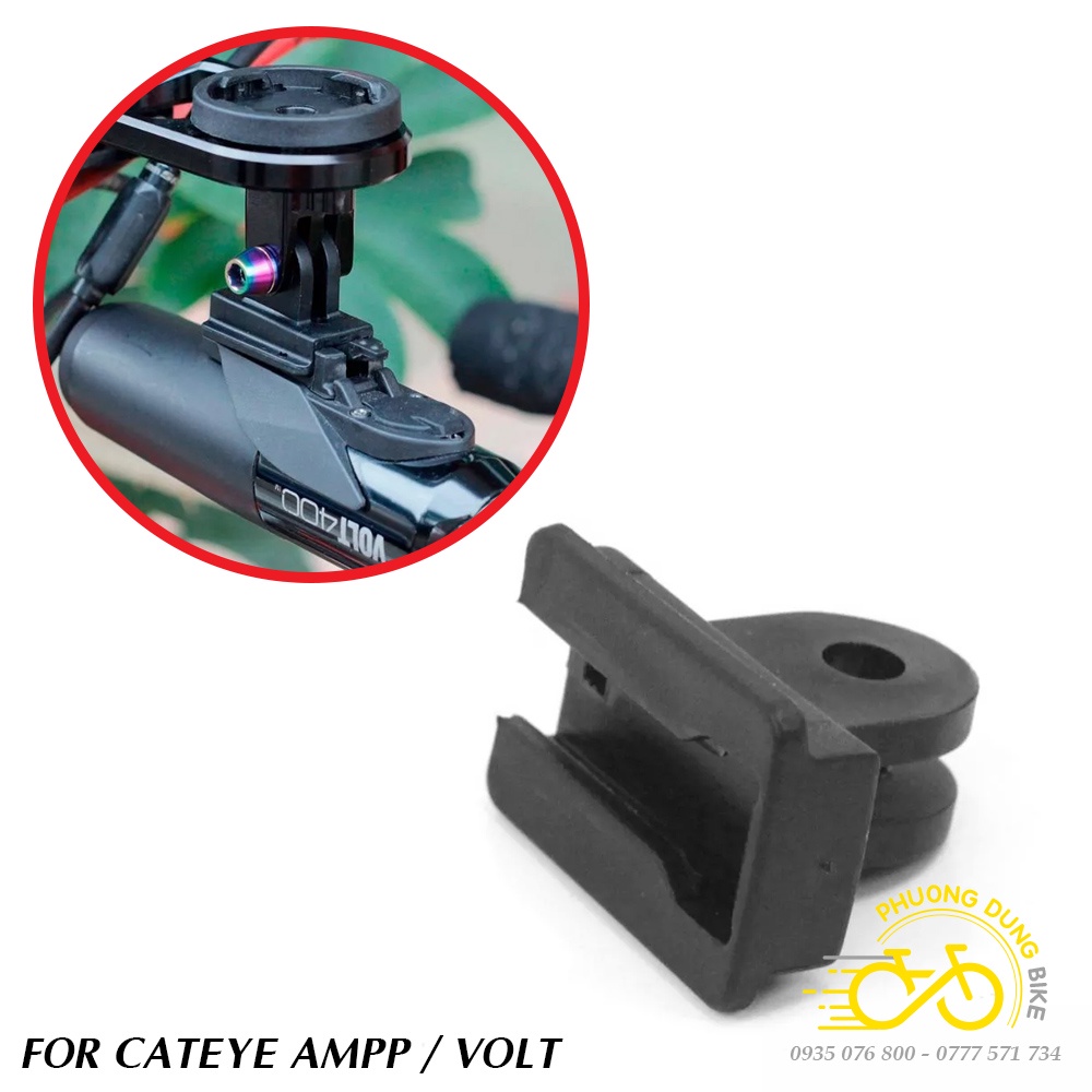 Pas giá treo đèn xe đạp gaciron, rockbros, cateye