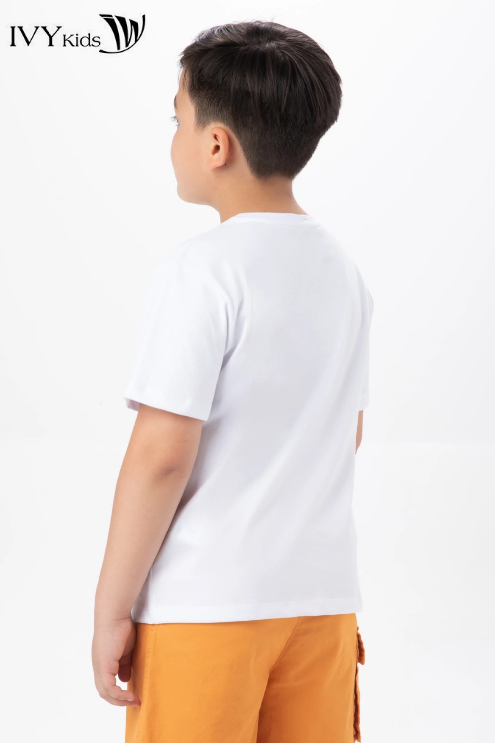 Áo thun bé trai hình sư tử IVY moda MS 57K1464