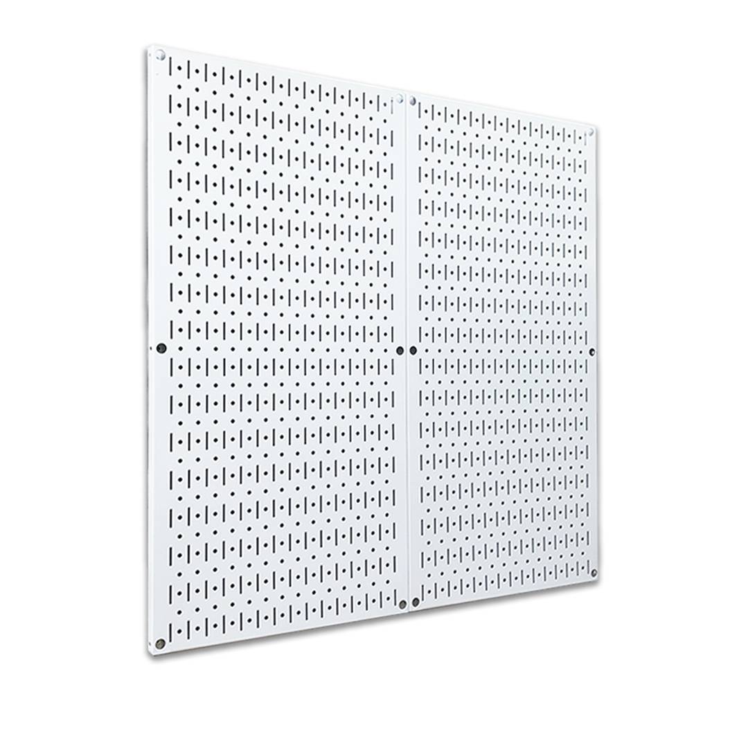 Bộ 2 Bảng treo dụng cụ Pegboard đứng 80×40 – Trắng