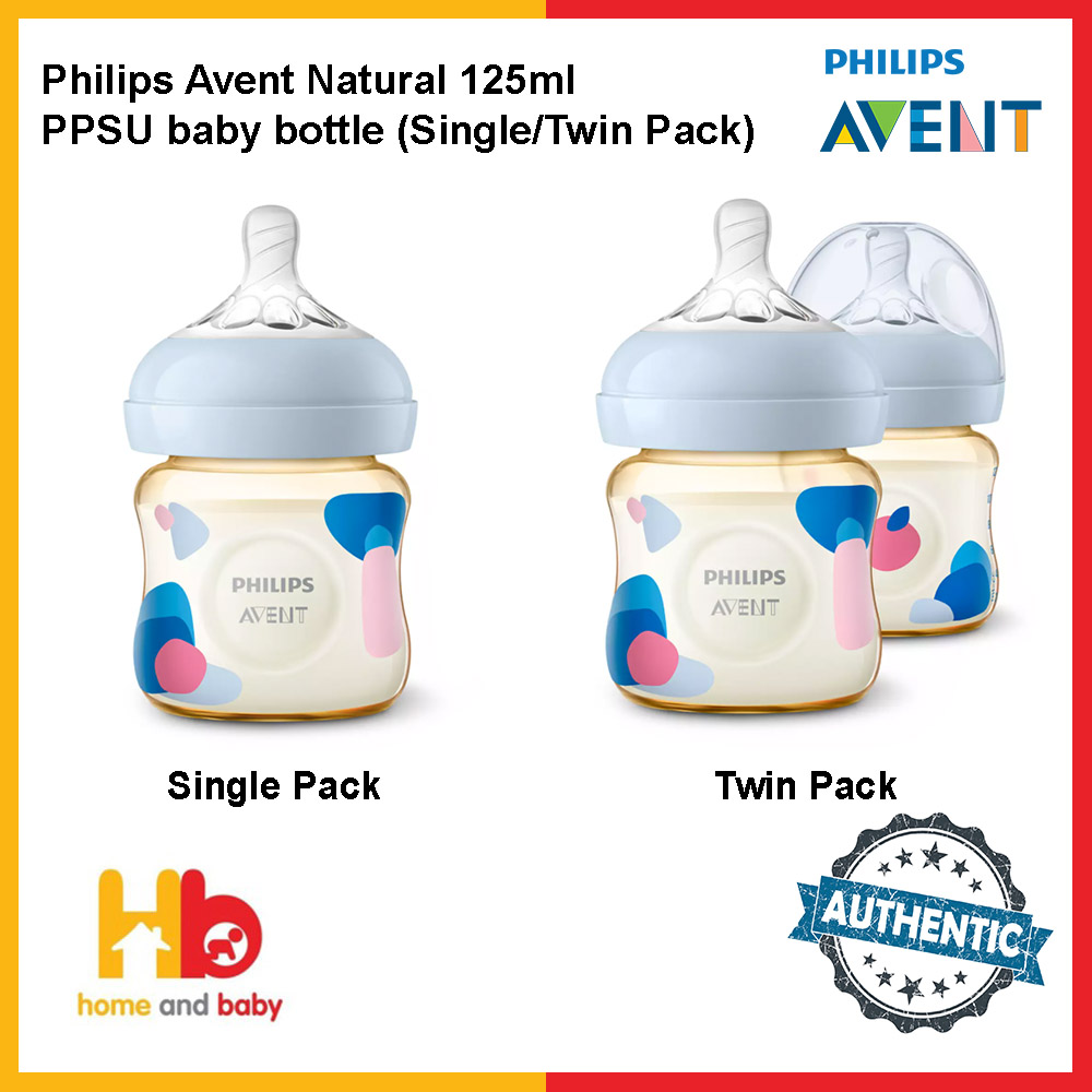 Philips Avent Natural 125ml PPSU baby bottle (Single/Twin Pack