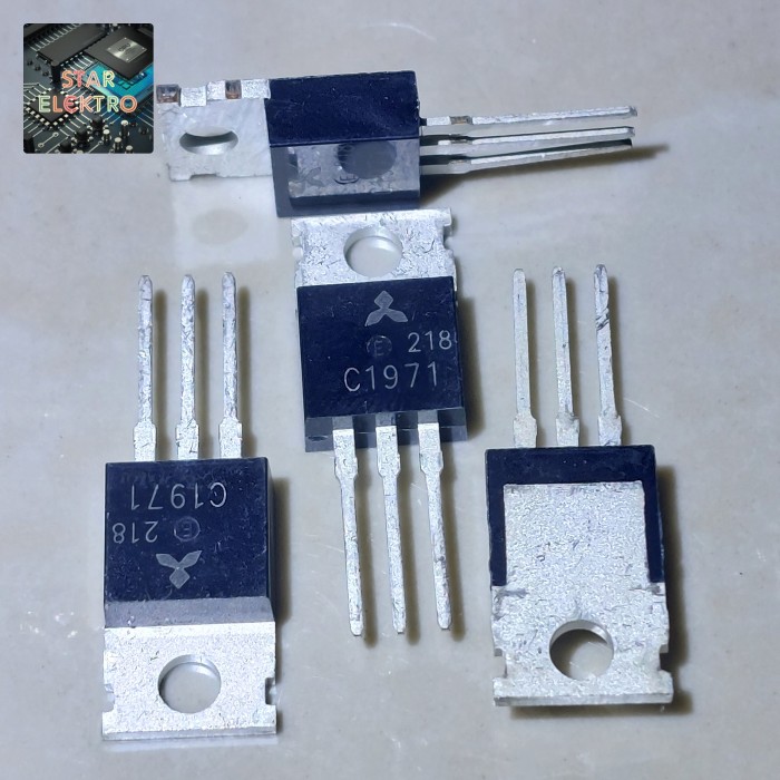 Sello Japon 1 Transistor 2sc1971 Mitsubishi *original Mesmo Veja O ...