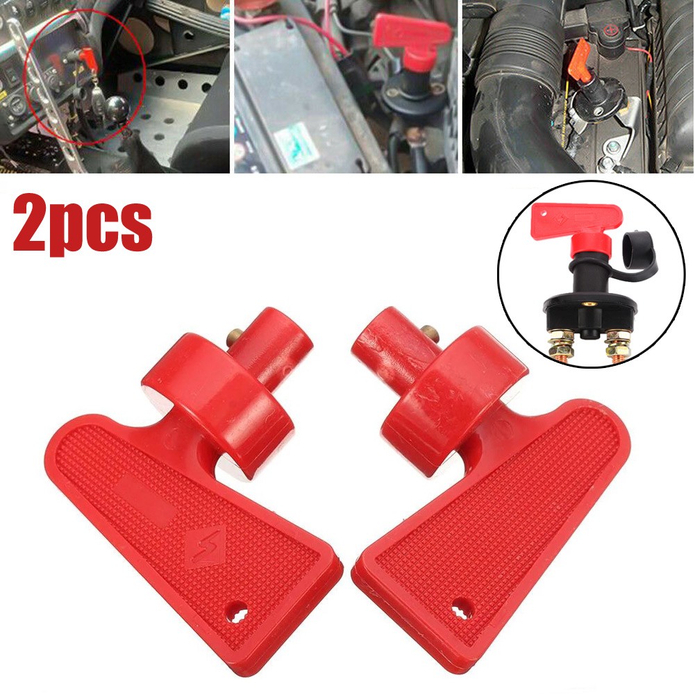 2X Spare Key/For Battery Isolator Switch/Power Kill Cut Off Switch/Car Van Boats