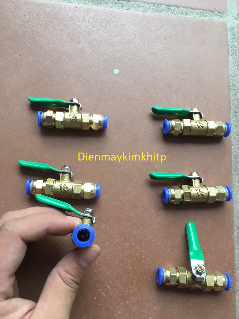 Van khóa khí nén, phun sương ống 8