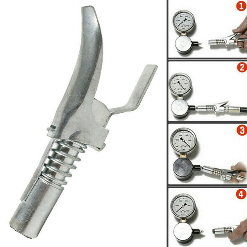 First Generation Grease Coupler High Pressure 12,000 PSI Fast Locking Releasing Heavy Duty Fitting Oil Pump Accessories
