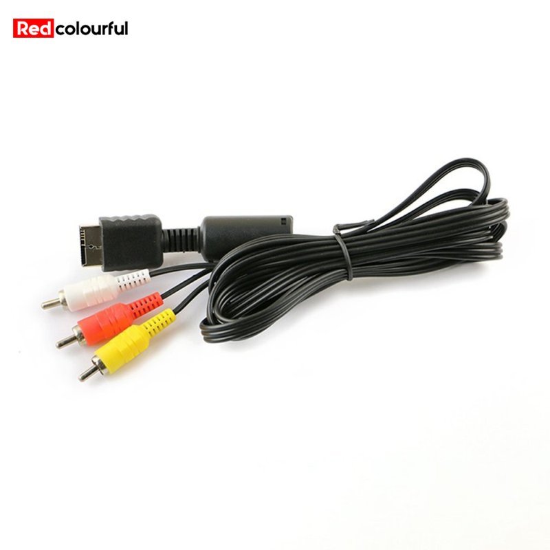 Redcolourful 1.8m 3rca Tv Adapter Av Cable Audio Video Cable For Ps2 Ps3 Multimedia Audio Cable