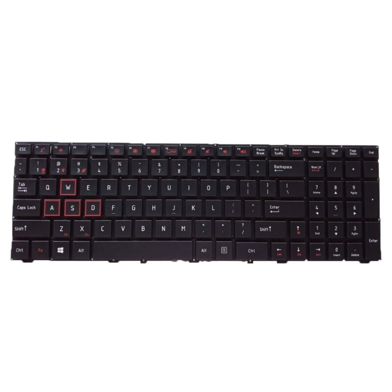 For machenike f117-vblaptop keyboard replacement us english rgb backlit keyboard b2rc