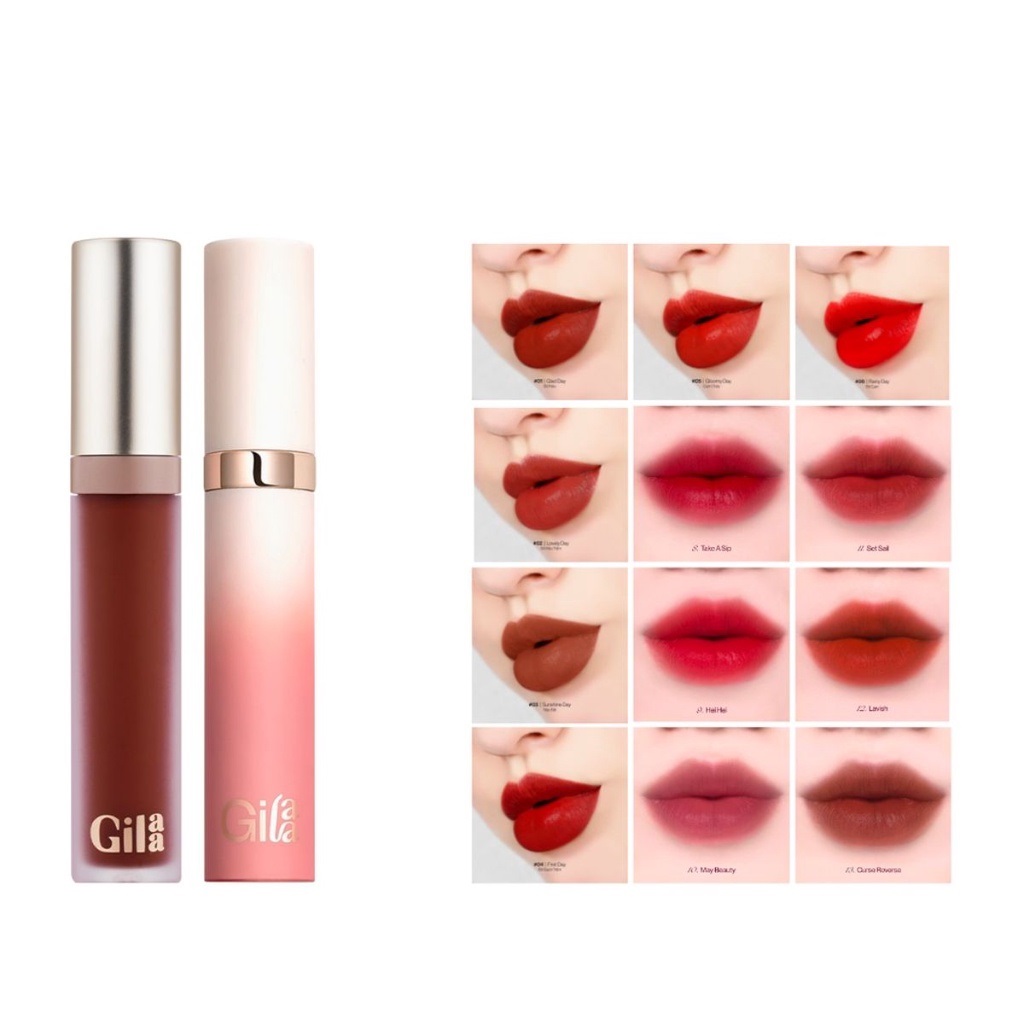 [HCM]Son kem lì Gilaa Long Wear Lip Cream