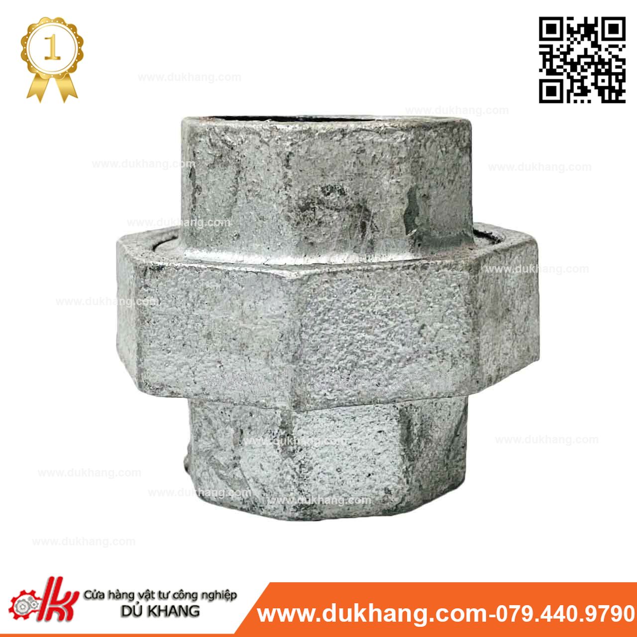 Rắc co ren thép mạ kẽm - Rắc co nước / hơi nóng mạ kẽm