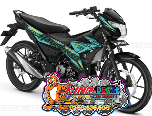 Tem Rời Raider mẫu hayabusa màu đen xanh vàng