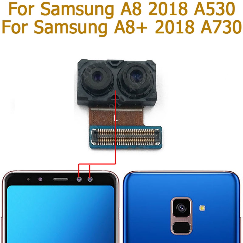 For samsung galaxy a3 a5 2016 a6 a7 2017 a8+ plus a9 pro 2018 original front camera selfie facing frontal camera module parts
