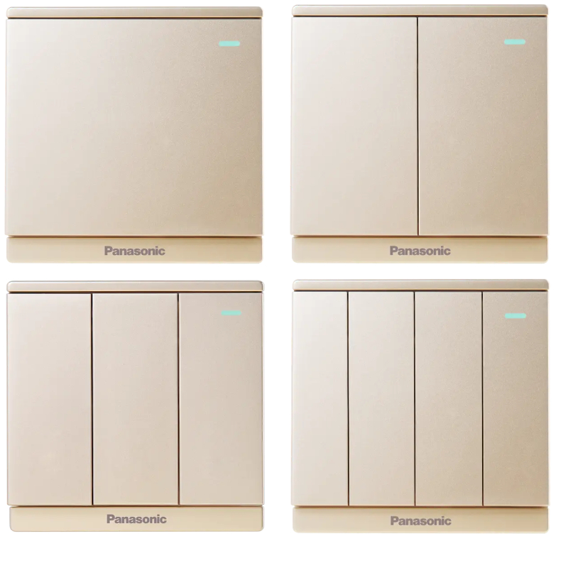 Công tắc 1 chiều vuông Moderva có chỉ báo dạ quang - Panasonic