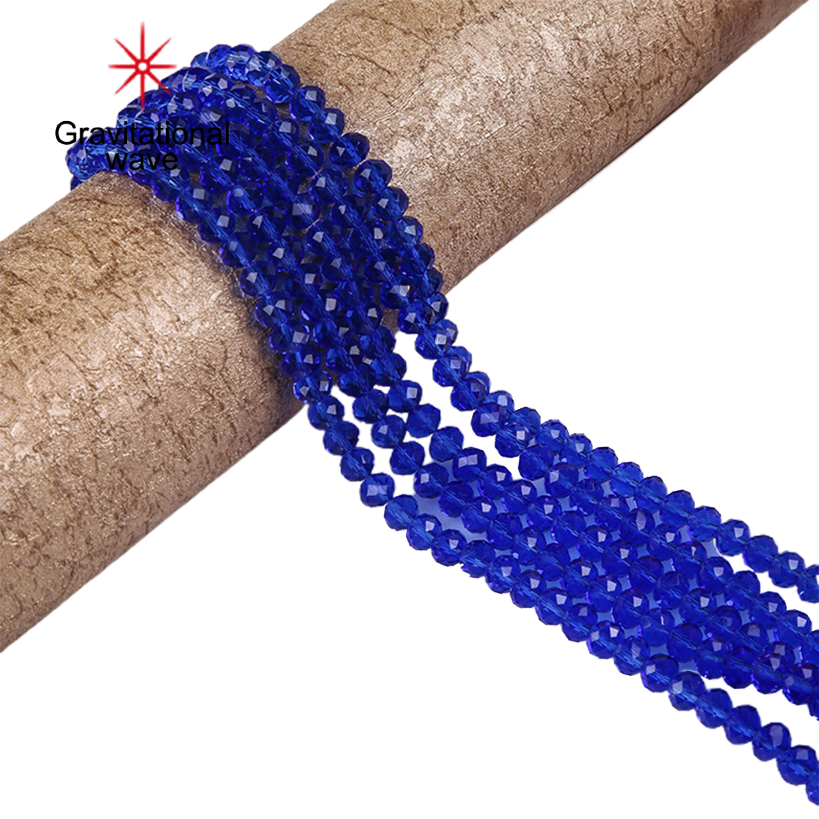 Gravitational wave DIY Jewelry Accessories Artificial Crystal Flat Loose Beads String Home Decor