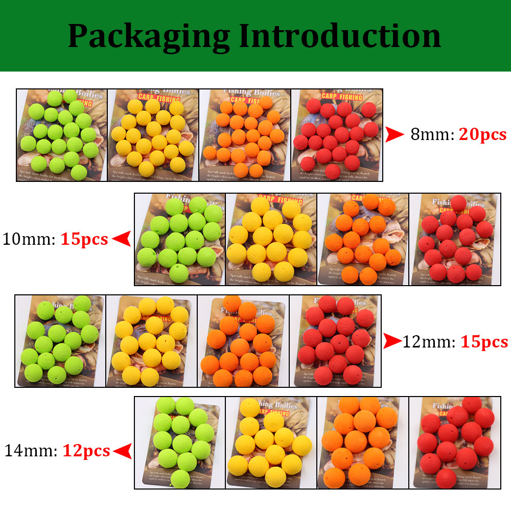 A Box Pop Up Boilies Carp Fishing Accessories Buoyancy Fishing Bait For Carp  Hair Rig Method Feeder Floating Boilies Fish Tackle