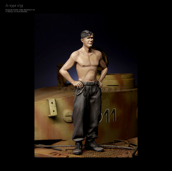 1/35%20Resin%20Model%20Kits%20Figure%20Colorless%20And%20Self-Assembled%20A-1391%20-%20Image%205