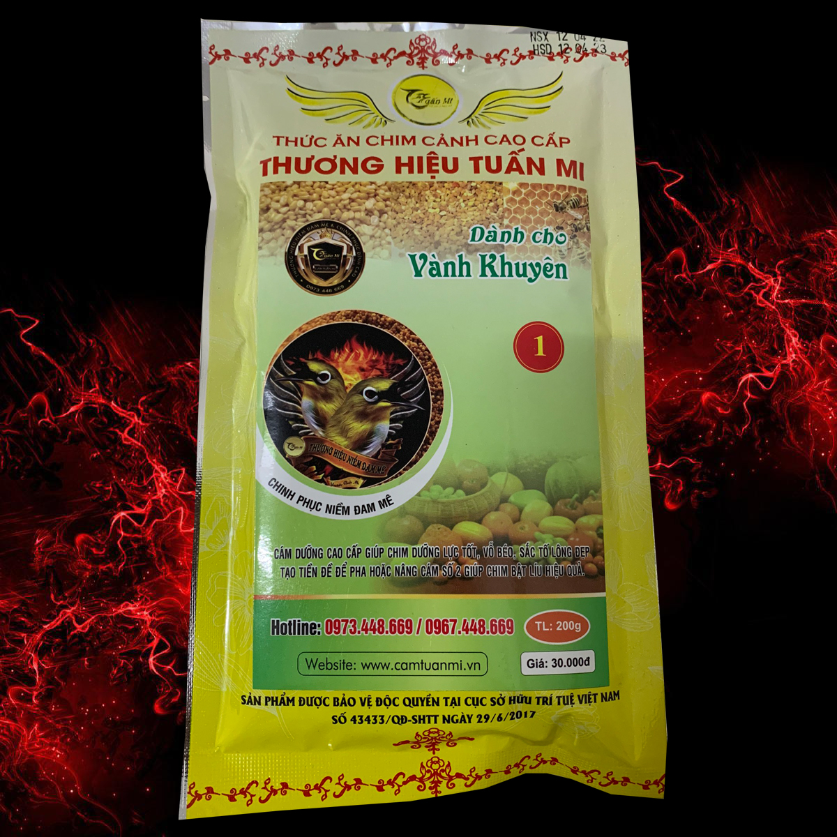 Cám Khuyên dưỡng số 1 (gói 200g)