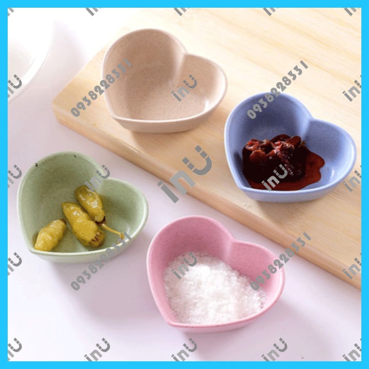 HCM - Combo 4 chén chấm nhựa lúa mì