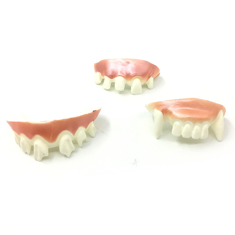 Halloween Vui Giả Răng Giả Răng Khểnh răng Ma Cà Rồng giả mạo đạo cụ
